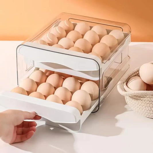 Multifunctional Transparent Refrigerator Egg Box